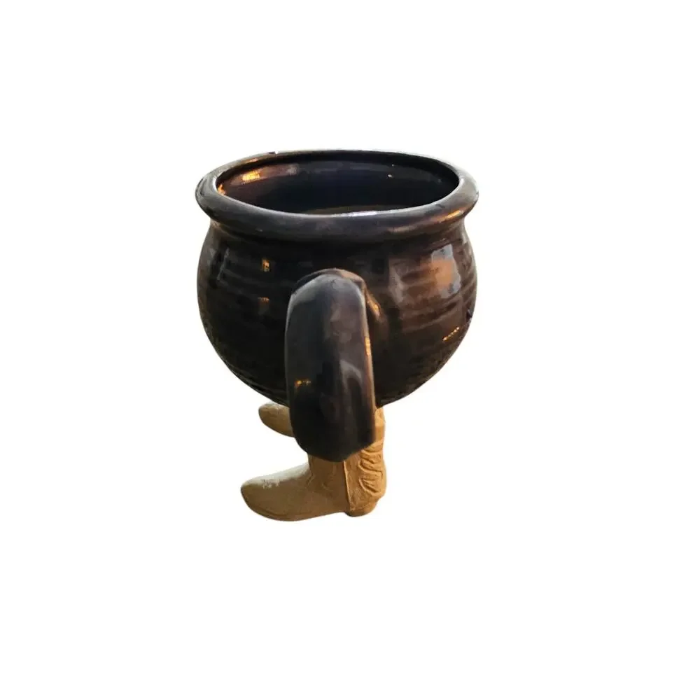 VTG 1994 Muddy Waters Cowboy Boot Ceramic Cup Art Pottery Mug 5" Rodeo - Picture 3 of 5